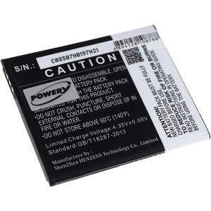 batteri till Kazam Thochr 345L / typ TH345L