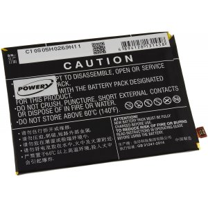 batteri till Smartphone ZTE Blade V7 Max / typ Li3930T44P8h866534