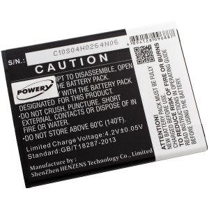 batteri till Motilltel Cynus F8 / typ BTY26189