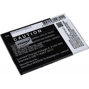 batteri till Motilltel Cynus T7 / typ BTY26186 2600mAh