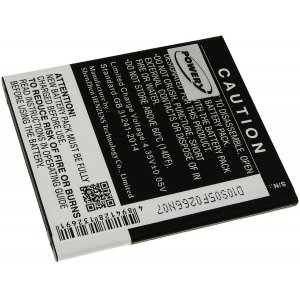 batteri till Smartphone Alcatel One Touch Pixi 4 6.0 / OT-9001A / typ TLi025A1