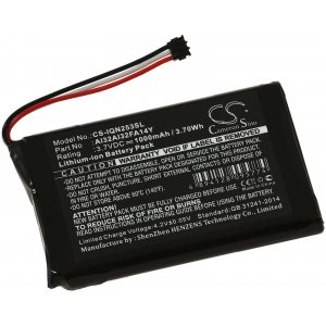 batteri till GPS Navigator Garmin Nvi 2589 LMT / 2559 LMT / 2599 LMT / Typ AI32AI32FA14Y