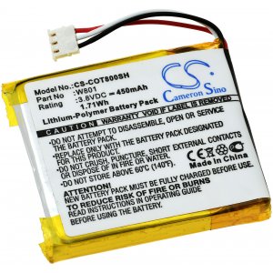 batteri passar till Smartwatch Codio K8 / T8 / typ W801