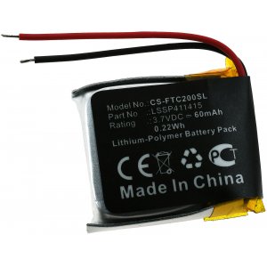 batteri passar till Smartwatch Fitbit Charge 2, typ LSSP411415