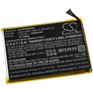 batteri passar till Gaming Konsole Nintendo Switch Lite , HDH-001, typ HDH-A-BPHatt-C0 o.s.v..