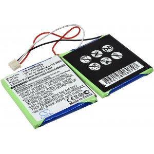 batteri till Transportabel DVD-spelare Dual DVD-P702, typ MC742819231