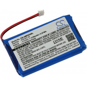 batteri till Universal fjrrkontroll AMX Mio Motillo / typ MIO-RBP