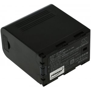 powerbatteri till Prof-Videokamera JVC GY-HM200 / typ SSL-JVC75 med USB