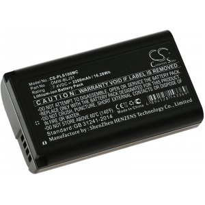 batteri passar till kamera Panasonic Lumix S1 / Lumix S1R / Lumix DC-S1 / Lumix DC-S1H / typ DMW-BLJ31