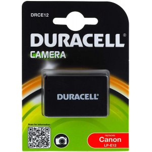 Duracell Batteri DRCE12 fr Canon Typ LP-E12