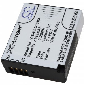 batteri till Panasonic DMC-GF16/ typ DMW-BLG10