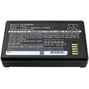 powerbatteri passar till Mtare Trimble S3, S5, S6, typ 79400