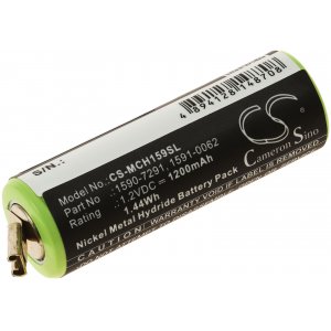 batteri passar till rakapparat, Hrtrimmer Moser ChroMini 1591, 1591B, typ 1591-0061 m.fl.