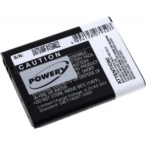Batteri till Blaupunkt Bluetooth-hgtalartelefon BT Drive Free 111 / Typ TM533443 1S1P