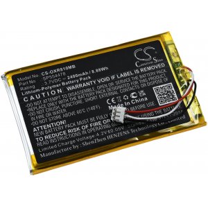 batteri till Babyphone Monitvr Infant upptics DXR-8 Pro, typ SP554478