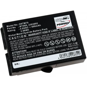 batteri till Kranstyrning Ikusi TM70 / typ BT06K