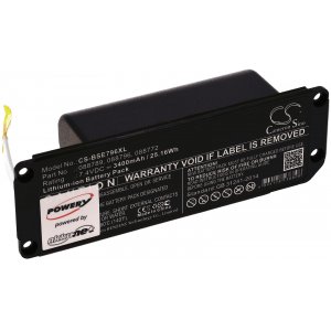 XXL-batteri till hgalare Bose SoundLink Mini 2 / Typ 088796 o.s.v..