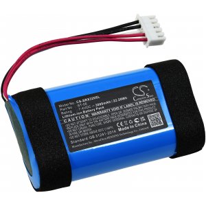 batteri till hgalare  Sony SRS-XB31, typ ST-06