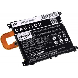 Batteri till Sony Ericsson Xperia Z1 / Typ LIS1525ERPC