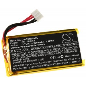 batteri till Satellit Telefon DeLorme InReach SE / InReach Explorr / typ MYT783968