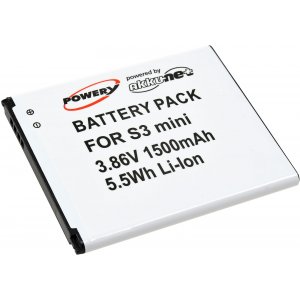 Batteri till Samsung Galaxy S3 mini/ GT-I8190/ Typ EB-FIM7FLU