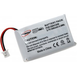 Batteri till Plantronics Headset CS50/ CS55/CS60/ CS351N/ HL10/Typ 64399-01