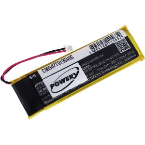batteri till Midland Bluetooth Headset BTX1 / typ 752068PL