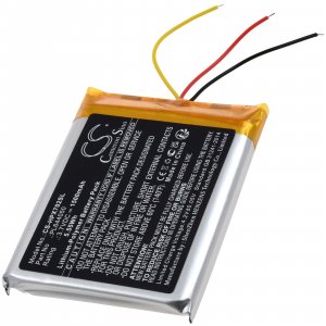 Batteri passande fr Gaming Headset Hyperx Cloud Flight, Cloud Alpha, Cloud Flight S, Typ PL644050