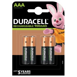 Duracell Duralock Recharge Ultra AAA Micro HR3 HR03 batteri 900mAh 4/ Blister