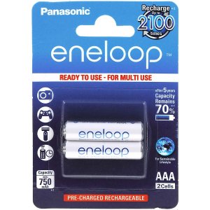 Panasonic eneloop batteri AAA 2/-Blister (BK-4MCCE/2BE)