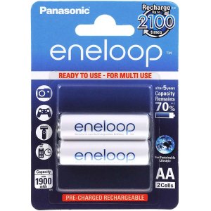 Panasonic eneloop batteri AA  2/-Blister (BK-3MCCE/2BE)