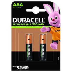 Duracell Rechargeable AAA, Micro, HR03 batteri 900mAh 2/ Blister