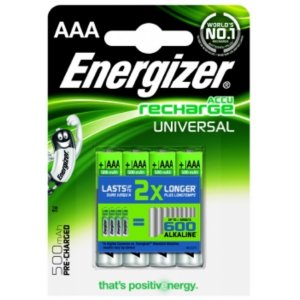 Energizer Universal Micro AAA batteri / HR03 Ready tv Use 4/ Blister