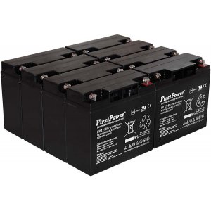 FirstPower Bly-Gel Batteri till USV APC Smart-UPS 5000 Rackmount/Tower 12V 18Ah VdS