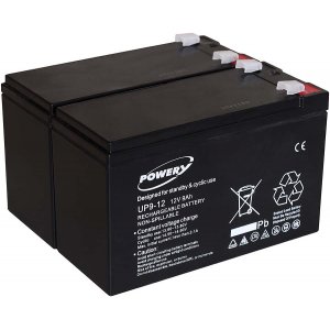 Powery Bly-Gel-Batteri till USV APC Smart-UPS 750 9Ah 12V