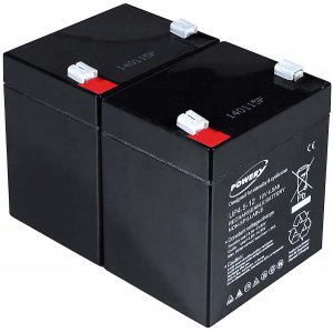 Powery Blei-Gel-Batteri till APC RBC20