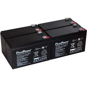 FirstPower Bly-Gel-Batteri till USV APC RBC23 7Ah 12V