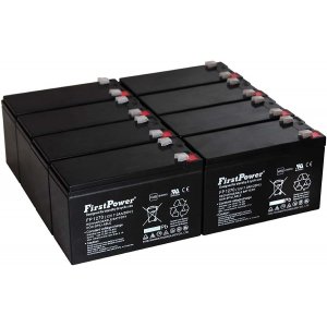 FirstPower Bly-Gel-Batteri till USV APC RBC105 7Ah 12V