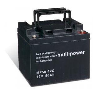 powery blybatteri (multipower) MPC50-12I Cyklisk