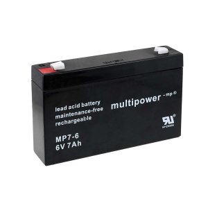 powery blybatteri (multipower) MP7-6