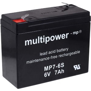 powery blybatteri (multipower) MP7-6S