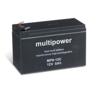 powery blybatteri (multipower) MPC8-12 Cyklisk