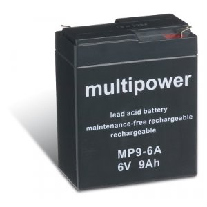 powery blybatteri (multipower) MP9-6A