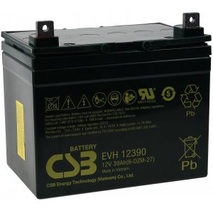 CSB blybatteri EVH12390 12V 39Ah Cyklisk