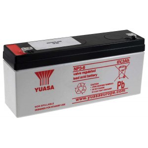 YUASA blybatteri NP3-6