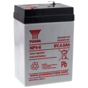 YUASA blybatteri NP4-6
