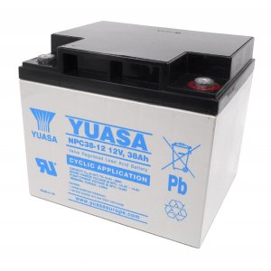 YUASA blybatteri Npvc38-12I (Cyklisk)