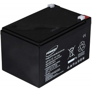 powery Bly-Gel batteri 12Ah 12V