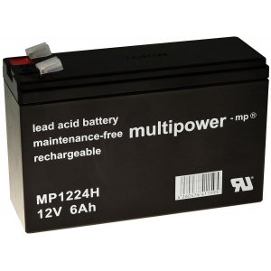 powery blybatteri (multipower) MP1224H High Ratte-typ