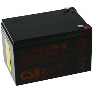 CSB standby blybatteri GP12120 F2 12V 12Ah